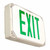 Westgate XT-WP-GG-EM Wet Location LED Exit Sign, Universal Face, 120-277V, Gray Housing with Green Letters
