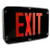 Westgate XTN4X-1RBEM NEMA 4X LED Exit Sign with 90 Minute Emergency Backup, Single Face, 120-277V, Black Housing with Red Letters