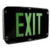 Westgate XTN4X-2GBEM NEMA 4X LED Exit Sign with 90 Minute Emergency Backup, Double Face, 120-277V, Black Housing with Green Letters