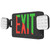 Westgate XTU-CL-RG-EM-BK 2-in-1 Color Selectable Combo LED Exit Sign & Emergency, Universal Face, 120-277V, Black Housing