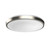 Westgate FSL-13-MCT5 13" Single Ring LED Flush Mount, 20W, Adjustable CCT (2700K/3000K/3500K/4000K/5000K), Brushed Nickel