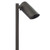 Lightcraft Outdoor PS-501B-F-NBZ Architect Path and Driveway Light, MR16 LED, Flat Shroud, Solid Brass, Natural Bronze