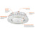 EnVision LED Lighting LED-RCP-5P55W-TRI-WH Outdoor Round LED Canopy, 22/30/47/55W, Selectable CCT (30K/40K/50K), White