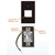 EnVision LED Lighting LED-STEP-AGL-2W-27K-120-BZ LED Step Light with 3 Interchangeable Faceplates, 120V, 2W, 2700K, Bronze