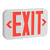 EnVision LED Lighting LED-EM-EXT-R-WH Emergency LED Exit Sign, 120-277V, White with Red Letters