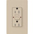 Lutron SCR-15-GFST-TP Claro 15A 125V Tamper Resistant Self-Testing GFCI Receptacle, Taupe