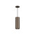 DMF Lighting DC4-C4-S-L-D-12-GA-0-00-00-30-BZ-T-00-R 4" Large LED Cylinder Pendant Mount, 48" Cord, 1250 Lumens, TRIAC/ELV Dimming, 3000K, Bronze