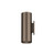 DMF Lighting DC4-WM-S-L-D-15-GA-0-00-00-40-BZ-T-00-R 4" Large LED Cylinder Wall Mount, Down Light Only, 1500 Lumens, TRIAC/ELV Dimming, 4000K, Bronze