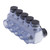 Polaris IPLD2/0-5C Dual-Side Entry Pre-Insulated Connector, 5-Port, 2/0-14 AWG, Clear *PACK OF 12*