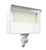 RAB Lighting X22-80W 5-Way Selectable LED Floodlight, Field Adjustable Wattage (80/70/60/50W) and CCT (3000K/4000K/5000K), 120-277V, White