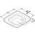 Nutone FG500N Bathroom Exhaust Fan Grille and Cover with LED Light