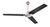 Westinghouse Lighting 78003 Jax Industrial-Style 3-Blade 56" Indoor Ceiling Fan, Brushed Nickel with Black Steel Blades