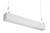 Keystone KT-LALED30PS-3A-8CSF-VDIM 3 Ft. Linear LED Pendant Fixture, 18/23/30W, 2700K/3000K/3500K/4000K/5000K, White