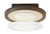 Keystone KT-CLED60PS-M2-OSH-8CSB-VDIM 10" Round LED Canopy with OpticSwap Technology, 40/50/60W, 3000K/4000K/5000K, Bronze