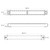 RAB Lighting HAZSR4/E 2 Ft. Hazardous Location LED Strip Light with Emergency Battery Backup, 120-277V, 80W, 5000K, Gray