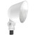 RAB Lighting LF17W LED Landscape Flood Light, Field Adjustable Wattage (1/2/4/5/8W) and CCT (2700K-5000K), White