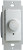 Leviton RPI06-10Z Incandescent Rotary Dimmer with LED Locator Light, 600W, Single Pole & 3-Way, White/Ivory/Light Almond