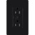 Lutron CAR-15-CCTR-BL Claro 15A 125V Tamper Resistant USB Type C & C Duplex Receptacle, Black