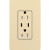 Lutron CAR-15-CCTR-IV Claro 15A 125V Tamper Resistant USB Type C & C Duplex Receptacle, Ivory