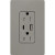 Lutron SCR-15-ACTR-CS Claro 15A 125V Tamper Resistant USB Type A & C Duplex Receptacle, Cobblestone