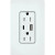 Lutron SCR-15-ACTR-GL Claro 15A 125V Tamper Resistant USB Type A & C Duplex Receptacle, Glacier White