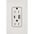 Lutron SCR-15-ACTR-LG Claro 15A 125V Tamper Resistant USB Type A & C Duplex Receptacle, Lunar Gray