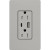 Lutron SCR-15-ACTR-PB Claro 15A 125V Tamper Resistant USB Type A & C Duplex Receptacle, Pebble