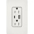 Lutron SCR-15-ACTR-RW Claro 15A 125V Tamper Resistant USB Type A & C Duplex Receptacle, Architectural White