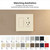 Lutron SCR-15-ACTR-SD Claro 15A 125V Tamper Resistant USB Type A & C Duplex Receptacle, Sand