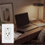 Lutron SCR-15-ACTR-SR Claro 15A 125V Tamper Resistant USB Type A & C Duplex Receptacle, Signal Red