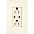 Lutron SCR-15-CCTR-BI Claro 15A 125V Tamper Resistant USB Type C & C Duplex Receptacle, Biscuit