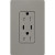 Lutron SCR-15-CCTR-CS Claro 15A 125V Tamper Resistant USB Type C & C Duplex Receptacle, Cobblestone