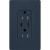Lutron SCR-15-CCTR-DE Claro 15A 125V Tamper Resistant USB Type C & C Duplex Receptacle, Deep Sea