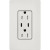 Lutron SCR-15-CCTR-LG Claro 15A 125V Tamper Resistant USB Type C & C Duplex Receptacle, Lunar Gray