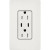 Lutron SCR-15-CCTR-RW Claro 15A 125V Tamper Resistant USB Type C & C Duplex Receptacle, Architectural White