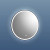 RAB Lighting LMFBR36 36" Round LED Frame-Lit Mirror, 120V, Selectable CCT (2700K/4000K/6500K)
