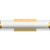 RAB Lighting V1-24BR 24" RADIANCE LED Vanity Light, 120-277V, 10/15/20W, Selectable CCT (2700K-5000K), Brass