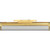 RAB Lighting V1-24BR 24" RADIANCE LED Vanity Light, 120-277V, 10/15/20W, Selectable CCT (2700K-5000K), Brass
