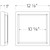 Elco Lighting ELSP22CT5B 12" Square LED Sky Panel, 120V, 22W, Selectable CCT (2700K-5000K), Black