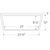 Elco Lighting ELSP1224CT5W 12" x 24" XL LED Sky Panel, 120V, 22W, Selectable CCT (3000K-5000K), White