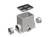 Arlington FLBC8502 Single Gang Non-Metallic Gangable Floor Box Kit with 2 Built-In 2" Hubs