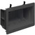 Arlington DVFR4BL Four-Gang IN BOX Recessed Indoor Electrical Box for New and Retrofit Construction, Black