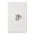 Lutron AY2-LFSQ-WH Ariadni Toggle Quiet 3-Speed Fan Control and Dimmer, Single Pole, 1.5A Fan, 300W Incandescent/Halogen, White