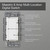 Lutron MSC-S8AM-HT Maestro Satin Single Pole/Multi-Location Switch, 8A Light, 3A Fan, Hot