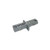 Nora Lighting NT-310S Straight Connector for One-Circuit Track, Silver