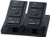 Lutron L-PED2-BL Pico Wireless Tabletop Dual Pedestal, Black