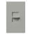 Lutron NT-1000-GR Nova T Slide-to-Off Dimmer, Single Pole, 1000W Incandescent/Halogen, Gray