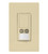 Lutron MS-B102-V-IV Maestro Dual-Technology Vacancy Sensor Switch, Single Pole/3-Way/Multi-Location, 120-277V, 6A Light, 4.4A Fan, Ivory