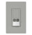 Lutron MS-B102-V-GR Maestro Dual-Technology Vacancy Sensor Switch, Single Pole/3-Way/Multi-Location, 120-277V, 6A Light, 4.4A Fan, Gray