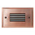 Elco Lighting ELST9330CP Ibis Mini LED Step Light with Angled Louver, Horizontal Mount, 12V, 2W, 3000K, Copper